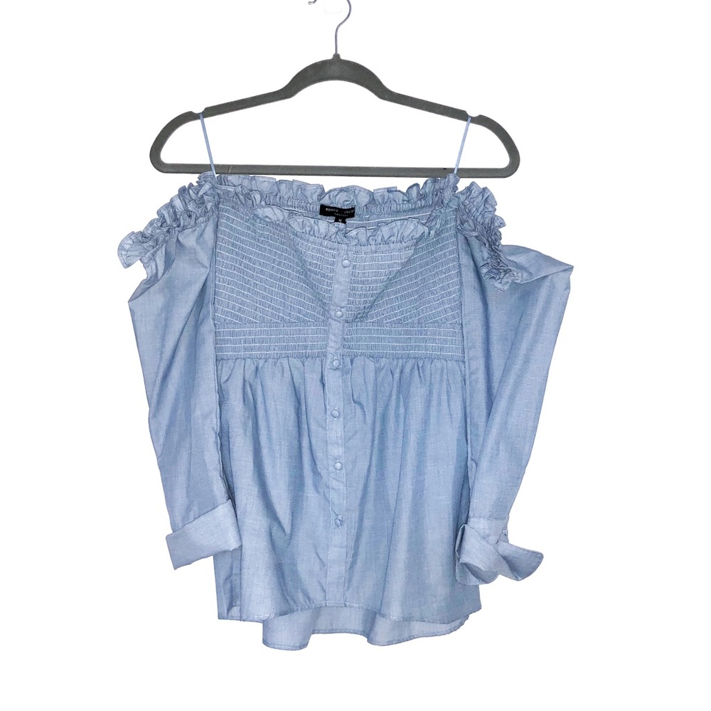 Off Shoulder Ruffled Blouse - Picture 2 of 2